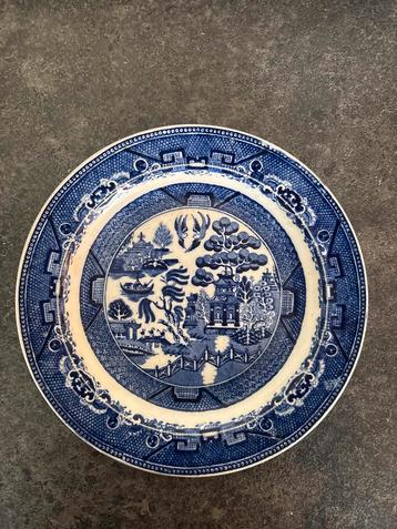 Antiek Willow Servies Bord beschikbaar voor biedingen