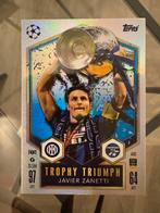 Javier Zanetti Trophy Triumph Topps Match, Ophalen of Verzenden, Zo goed als nieuw, Buitenlandse clubs