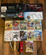 Nintendo Wii met spellen en extra controllers, Ophalen of Verzenden, Zo goed als nieuw, Met 2 controllers, Met games
