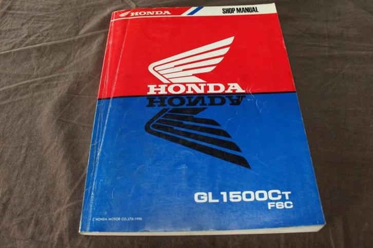 Honda GL1500 Ct F6C Goldwing 1996 motorcycle shop manual, Motoren, Handleidingen en Instructieboekjes, Honda, Ophalen of Verzenden