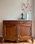 Antieke commode / dressoir marmer blad, Ophalen, 50 tot 70 cm, 90 tot 105 cm, 100 cm of meer