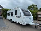 Prachtige caravan tandemasser Knaus 650 PXB, Caravans en Kamperen, 7 tot 8 meter, Treinzit, Particulier, Hefbed