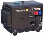 Hyundai diesel Generator HDG aggregaat 7.5KW 9kva, Doe-het-zelf en Verbouw, Elektrisch startend, Dieselolie, Nieuw, Ophalen of Verzenden
