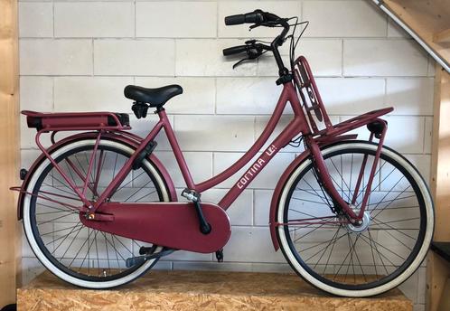 Cortina E-u4 ds57 rood 400w, Fietsen en Brommers, Elektrische fietsen, 50 km per accu of meer, Verzenden