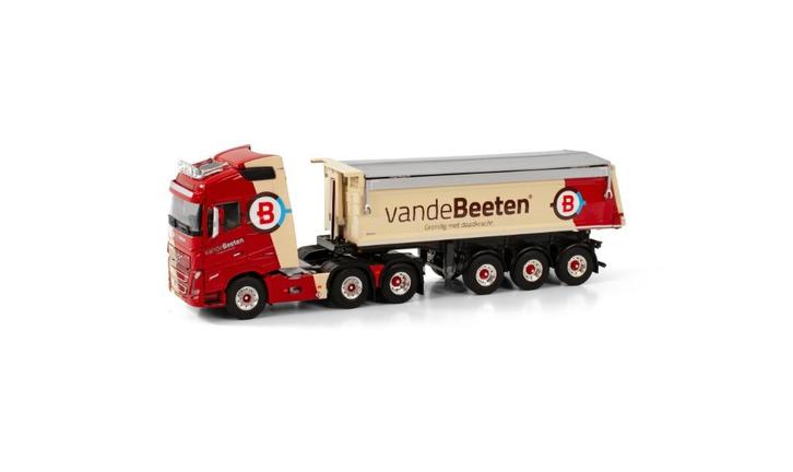 WSI  VOLVO FH 5 GLOBE 6X2  + TIPPER TRAILER  VAN DE BEETEN, Hobby en Vrije tijd, Modelauto's | 1:50, Nieuw, Bus of Vrachtwagen