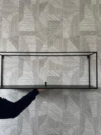 Zwart metalen wandrek., Huis en Inrichting, Woonaccessoires | Wandplanken en Boekenplanken, Ophalen of Verzenden, Zo goed als nieuw