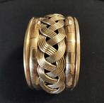 Vintage berber armband etnische Afrikaans brons 4 cm brede, Sieraden, Tassen en Uiterlijk, Armbanden, Verzenden, Zo goed als nieuw