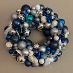 Kerstkrans thema baby blue, Diversen, Kerst, Ophalen, Zo goed als nieuw