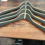 Vintage Kledinghangers met Leer, Kleding | Dames, Kledinghangers, Ophalen of Verzenden, Gebruikt, Hout, Volwassenen