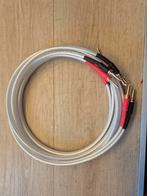 Luidsprekersnoeren 4x, Audio, Tv en Foto, Audiokabels en Televisiekabels, Ophalen of Verzenden, Zo goed als nieuw, Minder dan 2 meter