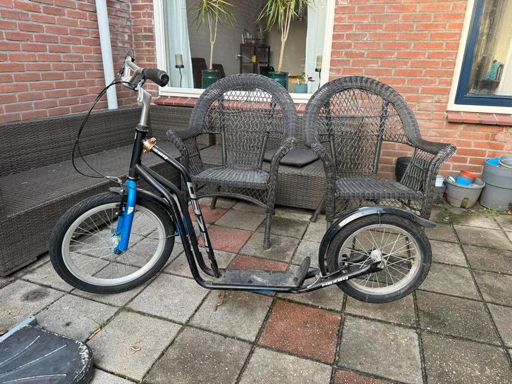 Step met honden adapter - Mezeq, Fietsen en Brommers, Steps, Gebruikt, Kickbike, Ophalen