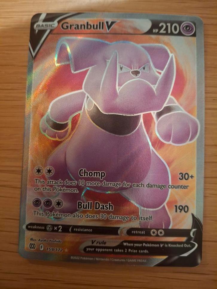 Granbull 159/172 Brilliant Stars - Pokémonkaart, Hobby en Vrije tijd, Verzamelkaartspellen | Pokémon, Ophalen of Verzenden