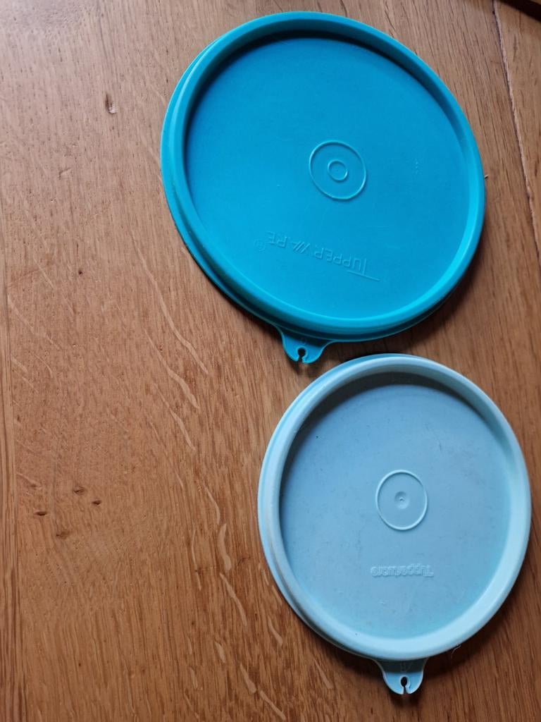 TUPPERWARE LOSSE DEKSELS 2x, Ophalen of Verzenden, Zo goed als nieuw, Overige typen