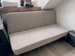 IKEA Nyhamn 3-zits slaapbank met Pocketveringmatras, Ophalen, Beige, Tweepersoons, 140 cm