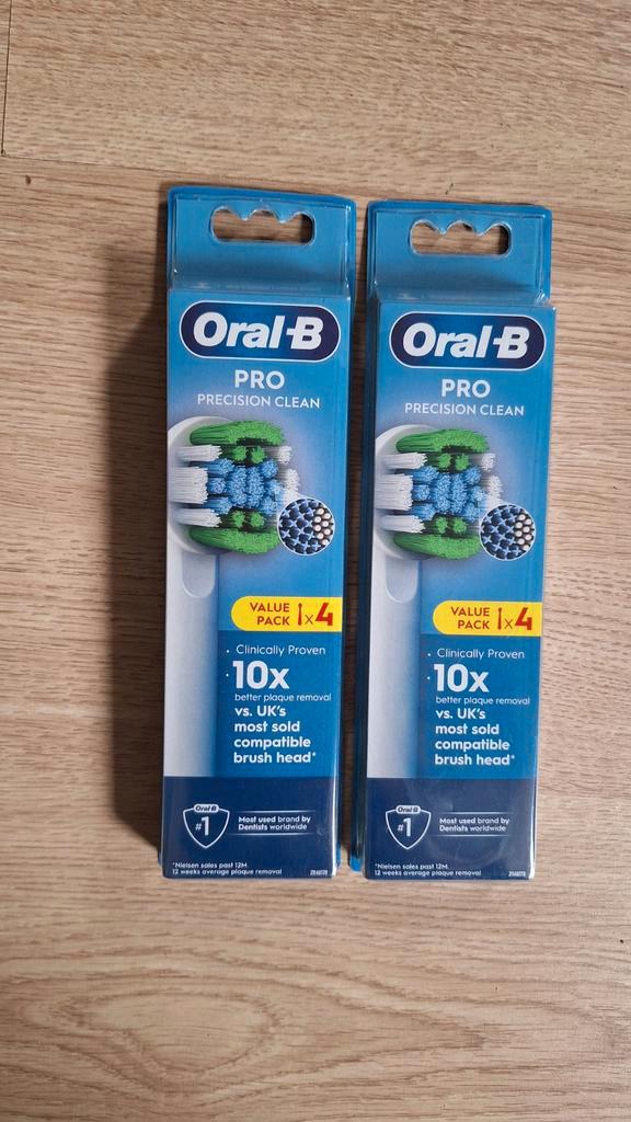 Oral-B Pro Precision Clean opzetborstels - 8 stuks NIEUW!, Witgoed en Apparatuur, Persoonlijke-verzorgingsapparatuur, Nieuw, Mondverzorging