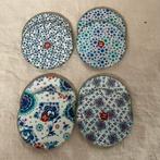 Douwe Egberts Onderzetters - 8 stuks, 4 motieven, Ophalen of Verzenden, Zo goed als nieuw, Glas of Kopje