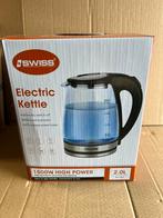 Partijhandel 12 x waterkoker glas met led 1,8 liter partij, Witgoed en Apparatuur, 1 tot 2 liter, Ophalen, Nieuw, Draadloos