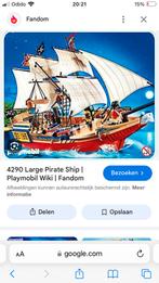 Playmobil Piratenschip 4290 Complete Set, Ophalen of Verzenden, Zo goed als nieuw, Complete set
