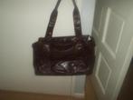 zgan leren tas, Sieraden, Tassen en Uiterlijk, Tassen | Damestassen, Ophalen of Verzenden, Zo goed als nieuw, Bruin, Schoudertasje