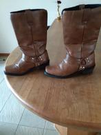 Bruine leren laarzen maat 42 zgan, Ophalen of Verzenden, Zo goed als nieuw, Bruin