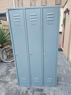 Metalen locker kast antraciet, Ophalen, Gebruikt