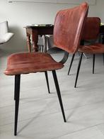 Eetkamerstoelen, Ophalen, Gebruikt, Bruin, Leer