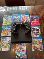 PlayStation 4 met 9 games erbij, Spelcomputers en Games, 2 spelers, Ophalen of Verzenden, Zo goed als nieuw