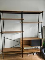 Sleek Stellingkast 172 cm - Naturel Eiken, Ophalen, Zo goed als nieuw