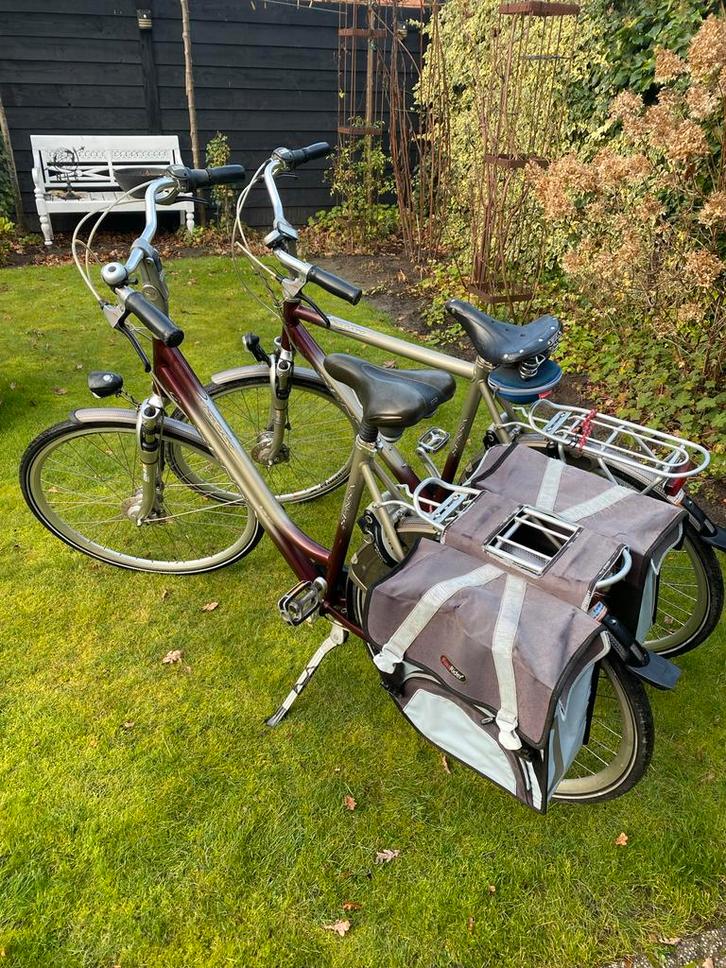 Sensa Mercato Damesfiets en Herenfiets., Fietsen en Brommers, Fietsen | Heren | Herenfietsen, Gebruikt, Overige merken, 53 tot 57 cm