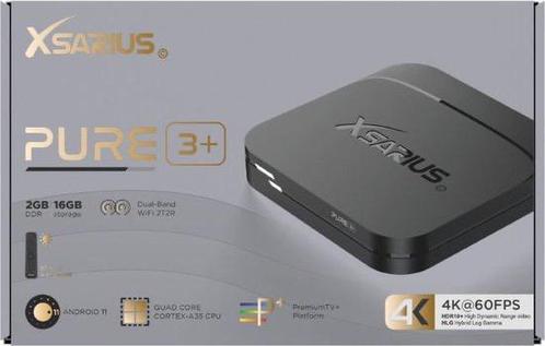 Xsarius pure 3+ Nieuwste box, Audio, Tv en Foto, Mediaspelers, Nieuw, Minder dan 500 GB, HDMI, USB 2.0, Ophalen of Verzenden