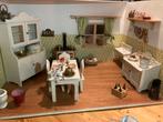 Poppenkeuken poppenhuis antiek, Verzamelen, Ophalen, Gebruikt, Poppenhuis