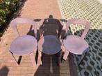 ENIGE OP MP 10 Lila Bruno Rey stoelen, Huis en Inrichting, Ophalen of Verzenden, Zo goed als nieuw, Overige kleuren, Vijf, Zes of meer stoelen