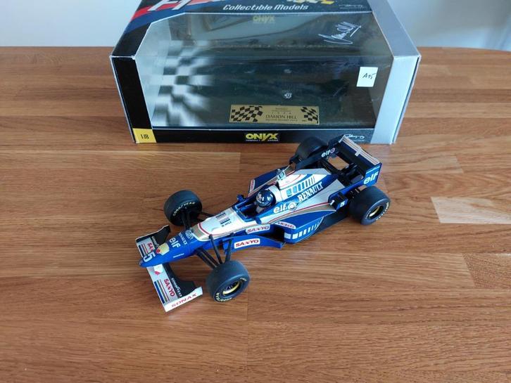 1996 Williams Renault FW18 #5 Damon Hill ONYX 1:18 in OVP, Hobby en Vrije tijd, Modelauto's | 1:18, Gebruikt, Auto, Overige merken