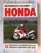 Onderhoudsboeken Honda CBR, Motoren, Handleidingen en Instructieboekjes, Honda
