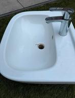 Wastafel met kraan - Moet snel weg!, Doe-het-zelf en Verbouw, Sanitair, Ophalen, Gebruikt, Chroom, Wastafel