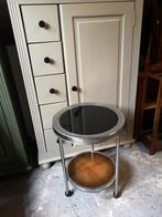 Vintage rokerstafel, Ophalen, Minder dan 55 cm, Rond, Zo goed als nieuw