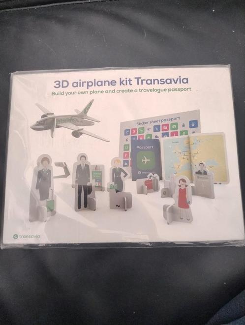 👉 3D airplane kit Transavia bouwplaat karton, Hobby en Vrije tijd, Modelbouw | Vliegtuigen en Helikopters, Zo goed als nieuw