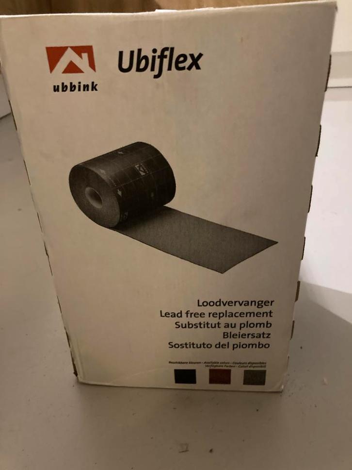 Ubbink Ubiflex Loodvervanger 30cm x 4,5m, Doe-het-zelf en Verbouw, Dakpannen en Dakbedekking, Nieuw, Overige typen, Kunststof