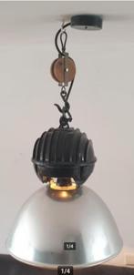 industriële hanglamp, Ophalen, Gebruikt, Glas, 50 tot 75 cm