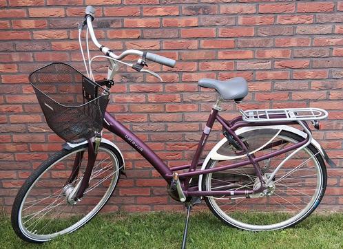 Batavus damesfiets paars, Fietsen en Brommers, Fietsen | Dames | Damesfietsen, Gebruikt, Batavus, Versnellingen, Ophalen