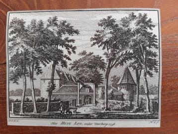 440 / Het Huis Loo onder Voorburg Gravure H. Spilman