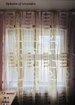 7,5 m Inbetween Gordijn in 4 delen € 150 - Ook per deel tk, Huis en Inrichting, Stoffering | Gordijnen en Lamellen, Ophalen, 200 cm of meer