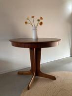 Compacte Alma design teak eettafel uitschuifbaar (90 cm), Ophalen, Gebruikt, 100 tot 150 cm, Onbekend