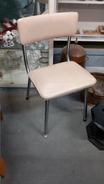 Vintage Stoel met Chromen Frame, Ophalen, Gebruikt, Overige stijlen, Eén