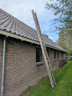 Lange ladder (bijna 10m!), uitschuifbaar, Doe-het-zelf en Verbouw, Ladders en Trappen, Ophalen, Zo goed als nieuw, Ladder, Opvouwbaar of Inschuifbaar