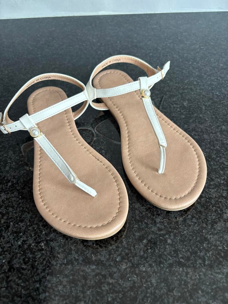 Anna Field Sandalen - Maat 37, 1x Gedragen, Ophalen of Verzenden, Gedragen, Wit, Schoenen