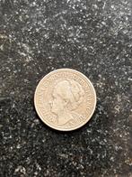25 Cent 1928 - Koningin Wilhelmina, Postzegels en Munten, Munten | Nederland, Ophalen, Zilver, 25 cent, Koningin Wilhelmina