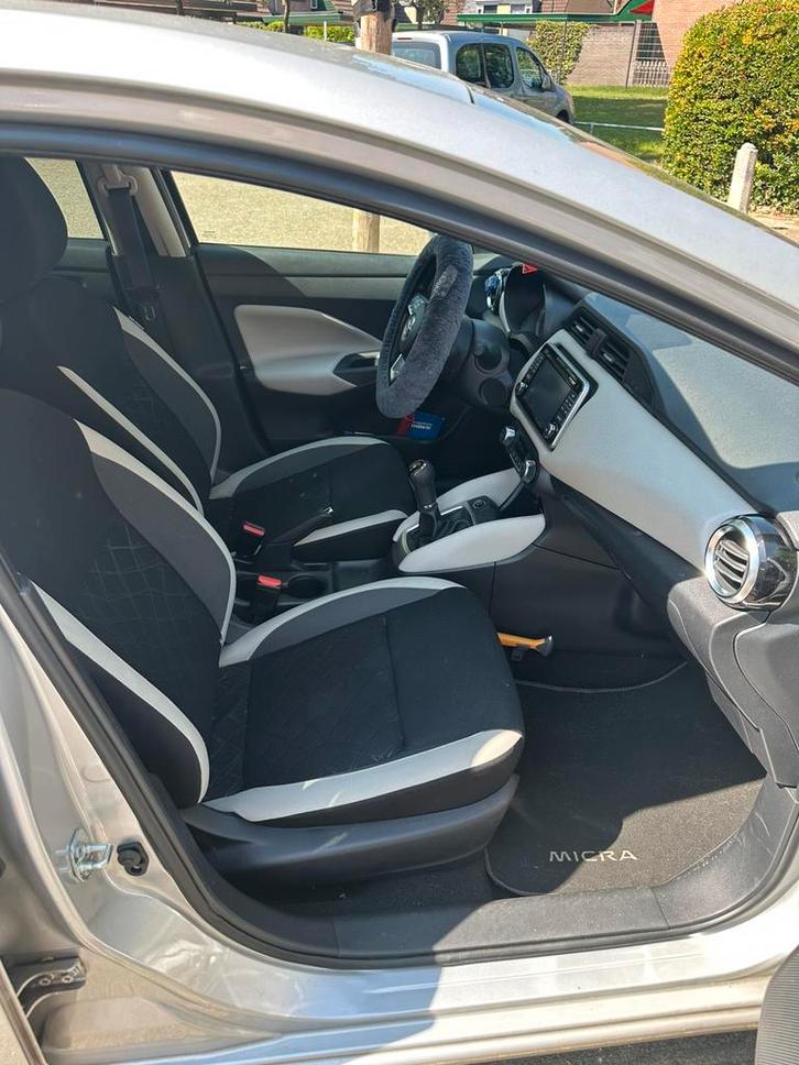 Nissan Micra 0.9 Ig-t 90pk 2018 Grijs, Auto's, Nissan, Micra, Airconditioning, Bluetooth, Boordcomputer, Cruise Control, Elektrische buitenspiegels