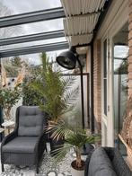 Eurom Terrasverwarmer Sunset 2000 - Staand - 2000W - Zwart, Tuin en Terras, Terrasverwarmers, Ophalen, Gebruikt, Draaibaar