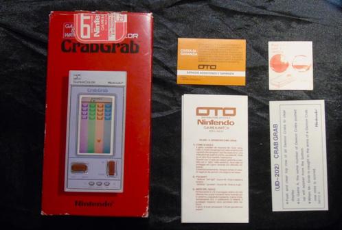 Nintendo Game & Watch Super Color CrabGrab CIB OTO, Spelcomputers en Games, Spelcomputers | Nintendo DS, Zo goed als nieuw, Overige modellen